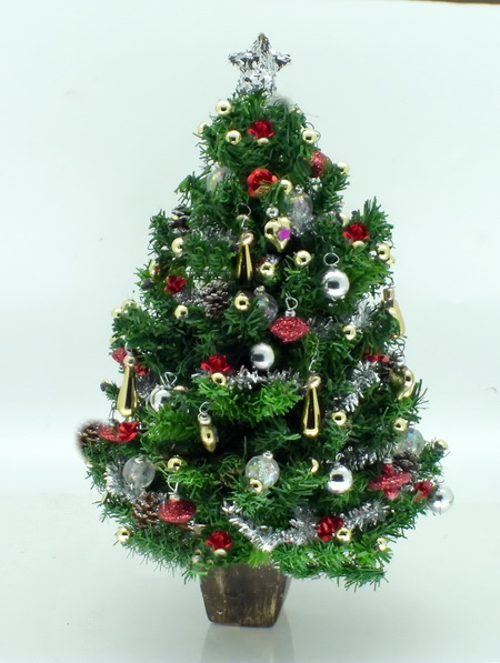 Dollshouse Miniature Luxury 6" Christmas tree